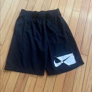 Nike Black Shorts with White Logo